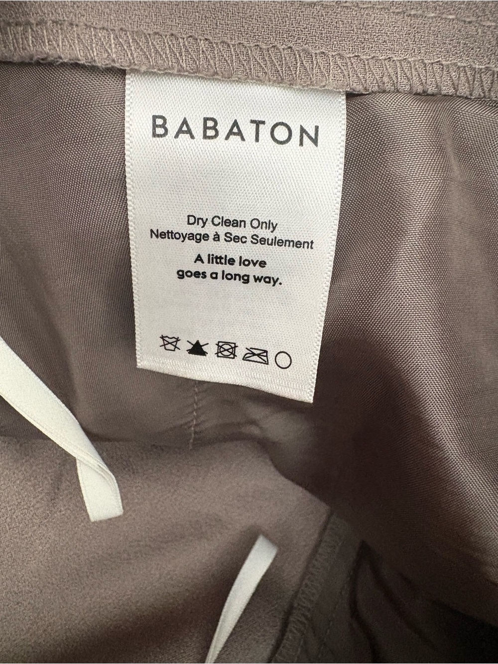 [12]Babaton Conan Taupe Crepe high rise Ankle Pants with Elastic Waist - Picture 10 of 11